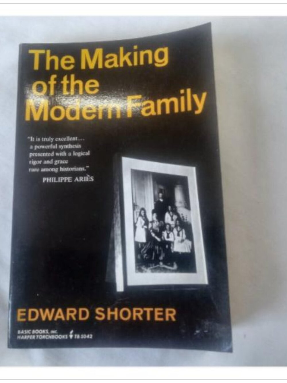 The Making of the Modern Family Edward Shorter 1977 Paperback Edition Book Read